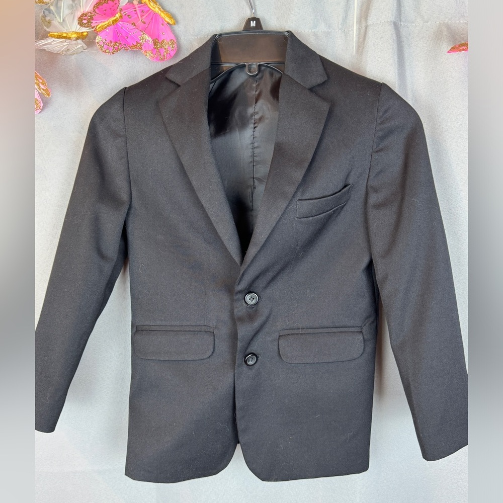 Boys Izod Black Suit Jacket- Sz 8